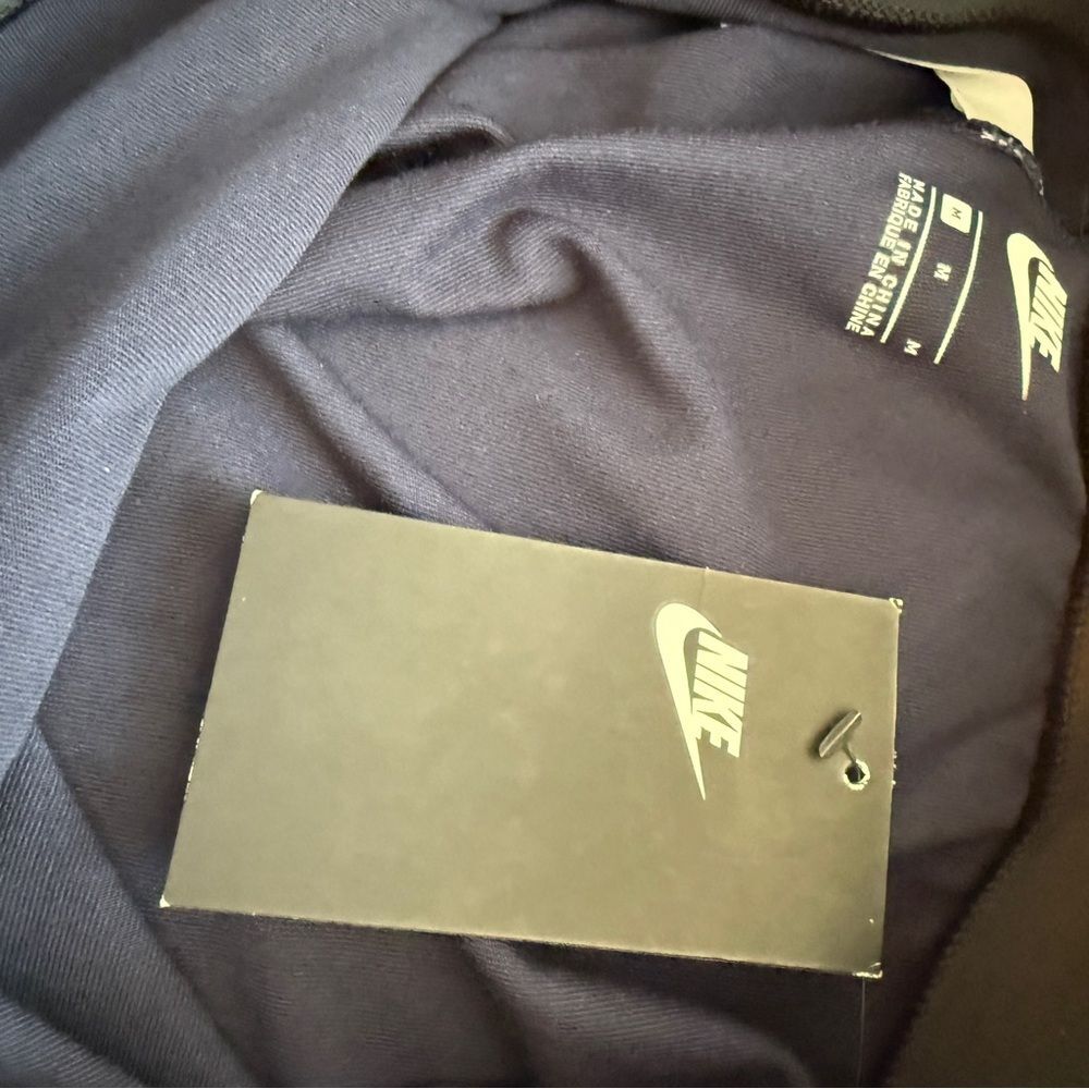 NWT Nike Blue Graphic Logo Tights Sz M - Picture 5 of 6